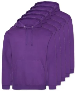 Pack de 5 AWDis Just Hoods JH001 - Sweat à Capuche Confort et Style Unisexe