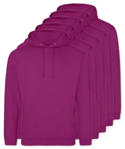 Pack de 5 AWDis Just Hoods JH001 - Sweat à Capuche Confort et Style Unisexe