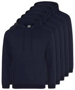 Pack de 5 AWDis Just Hoods JH001 - Sweat à Capuche Confort et Style Unisexe
