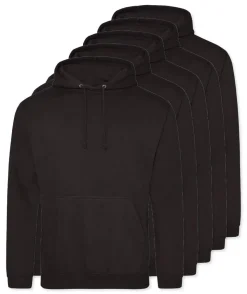 Pack de 5 AWDis Just Hoods JH001 - Sweat à Capuche Confort et Style Unisexe