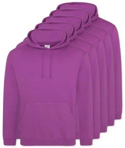 Pack de 5 AWDis Just Hoods JH001 - Sweat à Capuche Confort et Style Unisexe