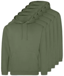 Pack de 5 AWDis Just Hoods JH001 - Sweat à Capuche Confort et Style Unisexe