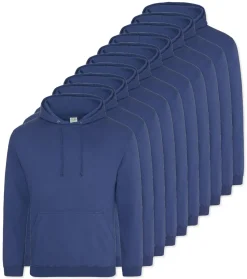 Pack de 10 AWDis Just Hoods JH001 - Sweat à Capuche Confort et Style Unisexe
