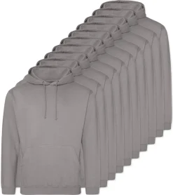 Pack de 10 AWDis Just Hoods JH001 - Sweat à Capuche Confort et Style Unisexe