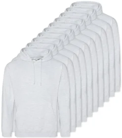 Pack de 10 AWDis Just Hoods JH001 - Sweat à Capuche Confort et Style Unisexe