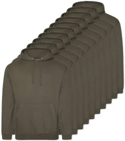Pack de 10 AWDis Just Hoods JH001 - Sweat à Capuche Confort et Style Unisexe