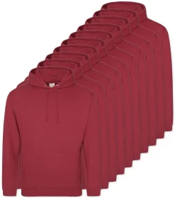 Pack de 10 AWDis Just Hoods JH001 - Sweat à Capuche Confort et Style Unisexe