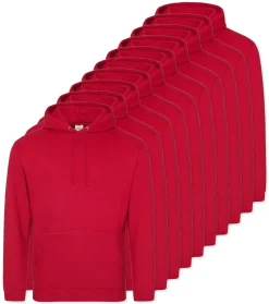 Pack de 10 AWDis Just Hoods JH001 - Sweat à Capuche Confort et Style Unisexe