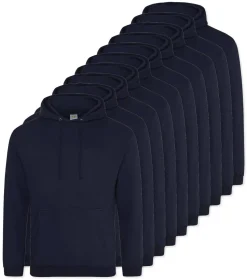Pack de 10 AWDis Just Hoods JH001 - Sweat à Capuche Confort et Style Unisexe