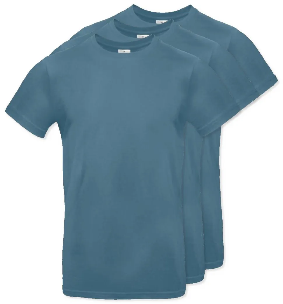 Pack de 3 B&C BC03T - Tee-Shirt Homme 100% Coton