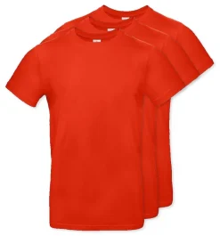 Pack de 3 B&C BC03T - Tee-Shirt Homme 100% Coton