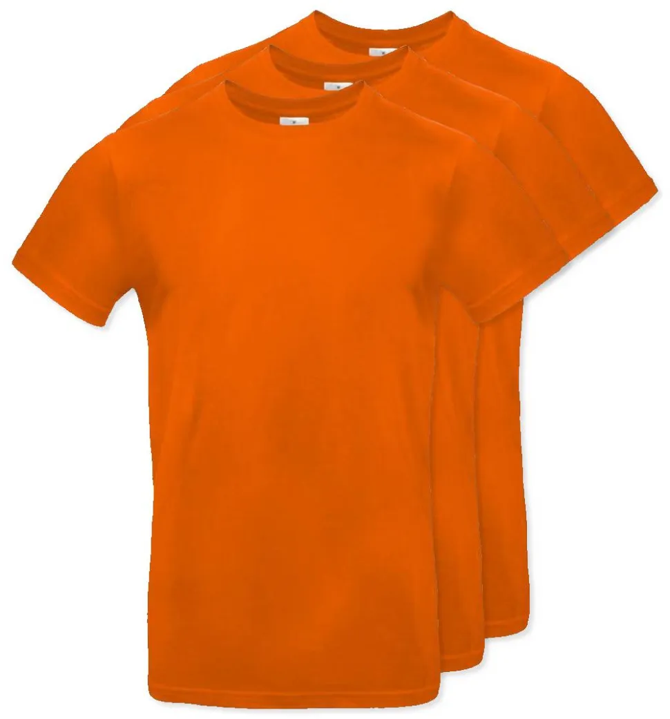 Pack de 3 B&C BC03T - Tee-Shirt Homme 100% Coton