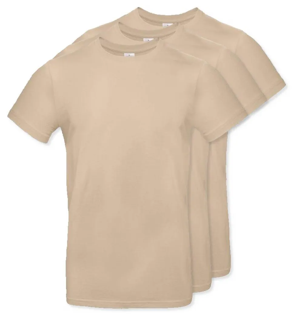 Pack de 3 B&C BC03T - Tee-Shirt Homme 100% Coton
