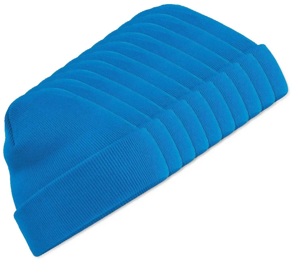 Pack de 100 Beechfield BF045 - Bonnet Hiver Unisexe avec Rabat Confortable