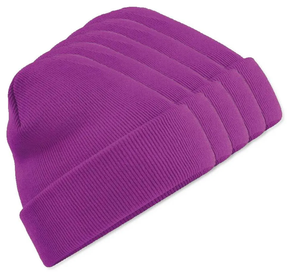 Pack de 50 Beechfield BF045 - Bonnet Hiver Unisexe avec Rabat Confortable