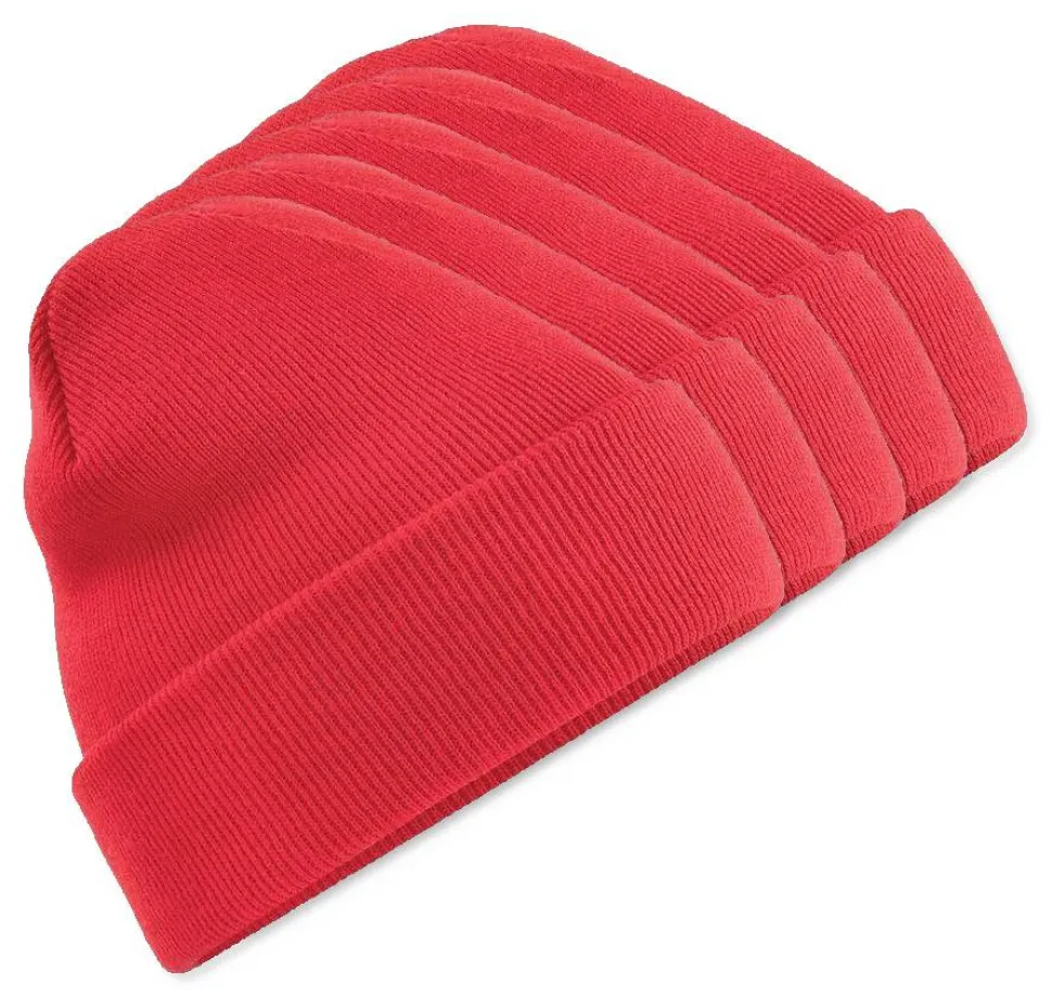 Pack de 50 Beechfield BF045 - Bonnet Hiver Unisexe avec Rabat Confortable