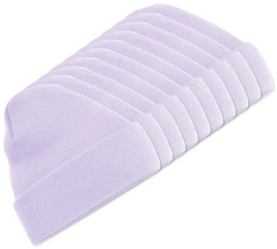 Pack de 10 Beechfield BF045 - Bonnet Hiver Unisexe avec Rabat Confortable