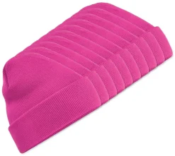 Pack de 10 Beechfield BF045 - Bonnet Hiver Unisexe avec Rabat Confortable