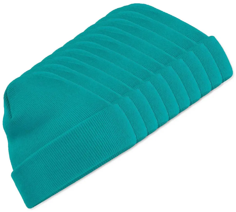 Pack de 10 Beechfield BF045 - Bonnet Hiver Unisexe avec Rabat Confortable