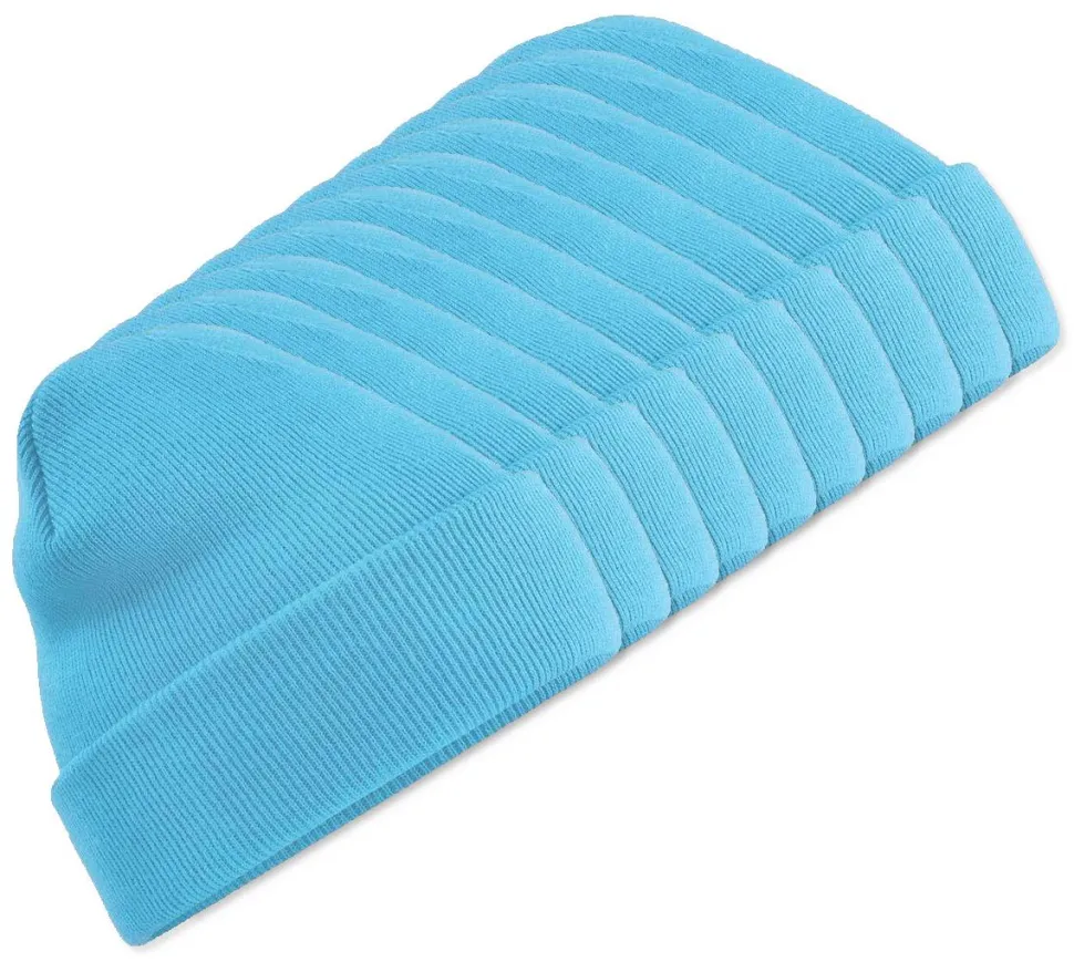 Pack de 10 Beechfield BF045 - Bonnet Hiver Unisexe avec Rabat Confortable