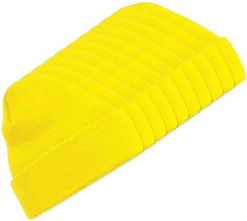 Pack de 10 Beechfield BF045 - Bonnet Hiver Unisexe avec Rabat Confortable