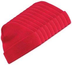 Pack de 10 Beechfield BF045 - Bonnet Hiver Unisexe avec Rabat Confortable