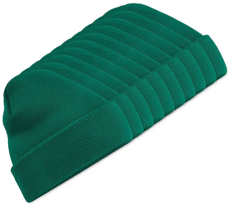 Pack de 10 Beechfield BF045 - Bonnet Hiver Unisexe avec Rabat Confortable