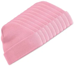 Pack de 10 Beechfield BF045 - Bonnet Hiver Unisexe avec Rabat Confortable