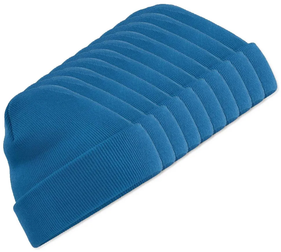 Pack de 10 Beechfield BF045 - Bonnet Hiver Unisexe avec Rabat Confortable