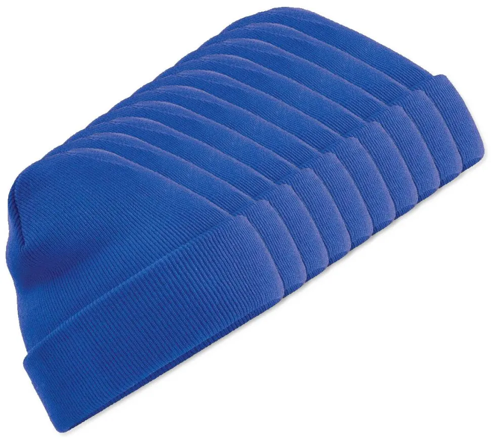 Pack de 10 Beechfield BF045 - Bonnet Hiver Unisexe avec Rabat Confortable