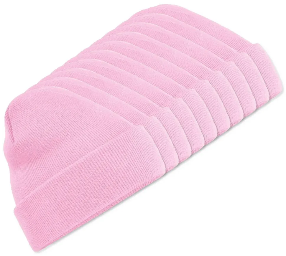 Pack de 10 Beechfield BF045 - Bonnet Hiver Unisexe avec Rabat Confortable