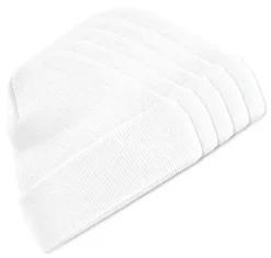 Pack de 5 Beechfield BF045 - Bonnet Hiver Unisexe avec Rabat Confortable