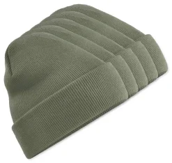 Pack de 5 Beechfield BF045 - Bonnet Hiver Unisexe avec Rabat Confortable