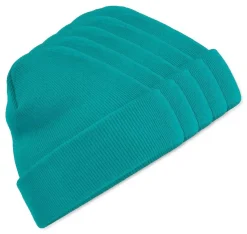 Pack de 5 Beechfield BF045 - Bonnet Hiver Unisexe avec Rabat Confortable
