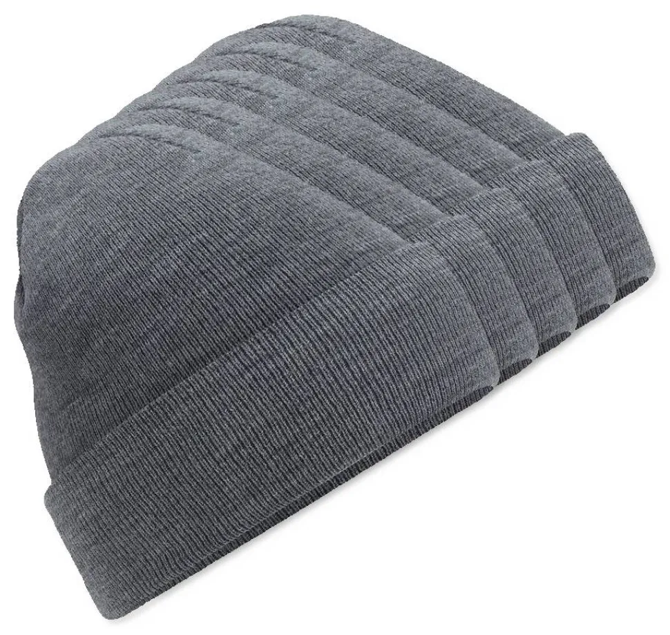 Pack de 5 Beechfield BF045 - Bonnet Hiver Unisexe avec Rabat Confortable