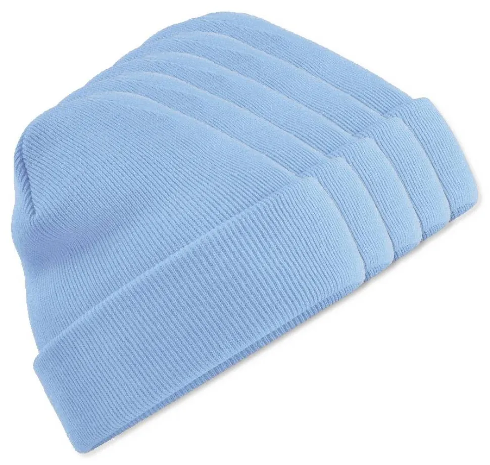 Pack de 5 Beechfield BF045 - Bonnet Hiver Unisexe avec Rabat Confortable
