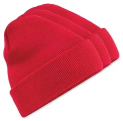 Pack de 3 Beechfield BF045 - Bonnet Hiver Unisexe avec Rabat Confortable