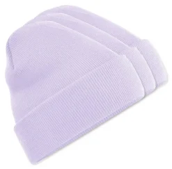 Pack de 3 Beechfield BF045 - Bonnet Hiver Unisexe avec Rabat Confortable