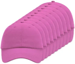 Pack de 144 Beechfield BF653 - Casquette Sportive 6 Panneaux en Coton Chino