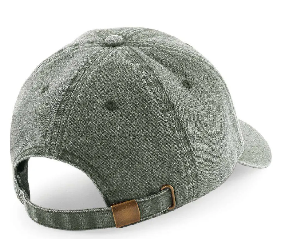 Pack de 24 Beechfield BF655 - Casquette Vintage en Coton Brossé Lavé