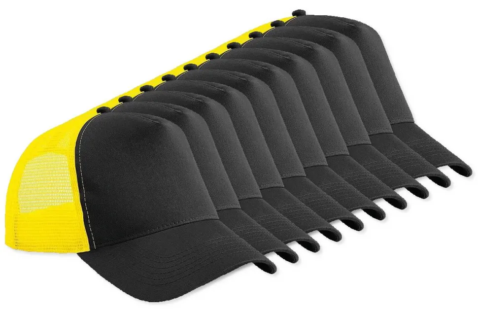 Pack de 96 Beechfield BF640 - Casquette Trucker Américaine