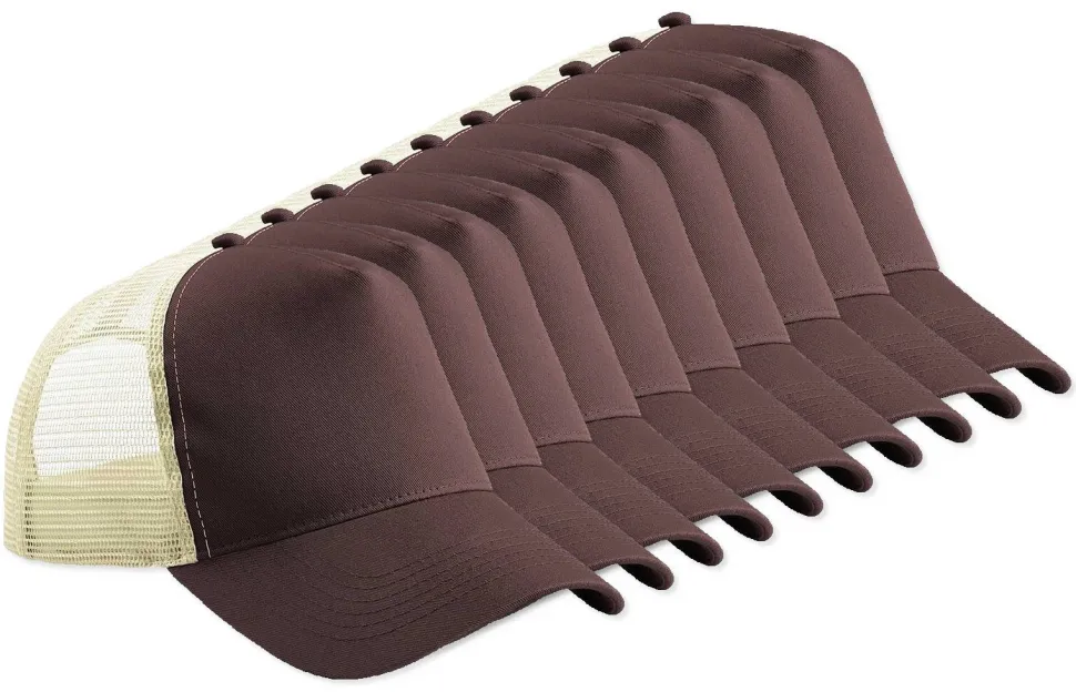 Pack de 96 Beechfield BF640 - Casquette Trucker Américaine