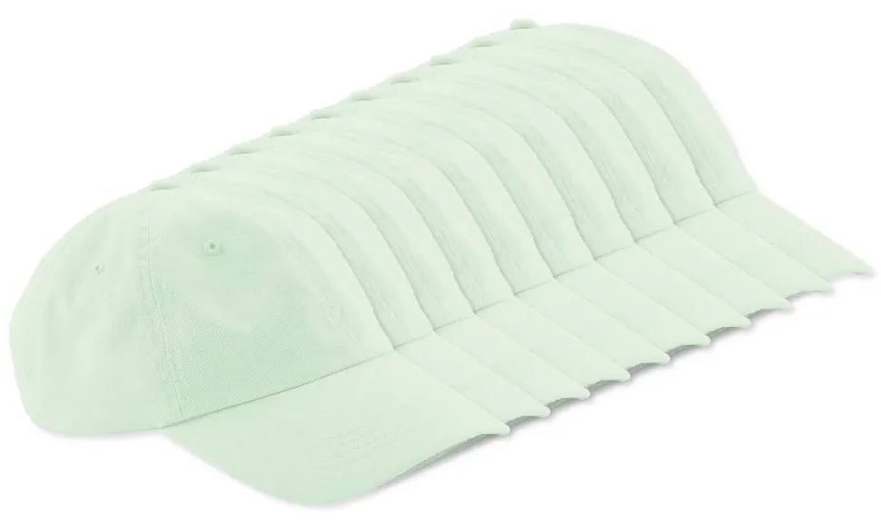 Pack de 24 Beechfield BF653 - Casquette Sportive 6 Panneaux en Coton Chino