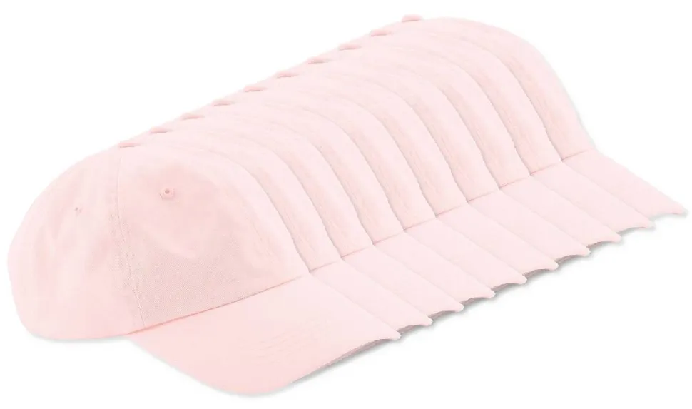 Pack de 24 Beechfield BF653 - Casquette Sportive 6 Panneaux en Coton Chino