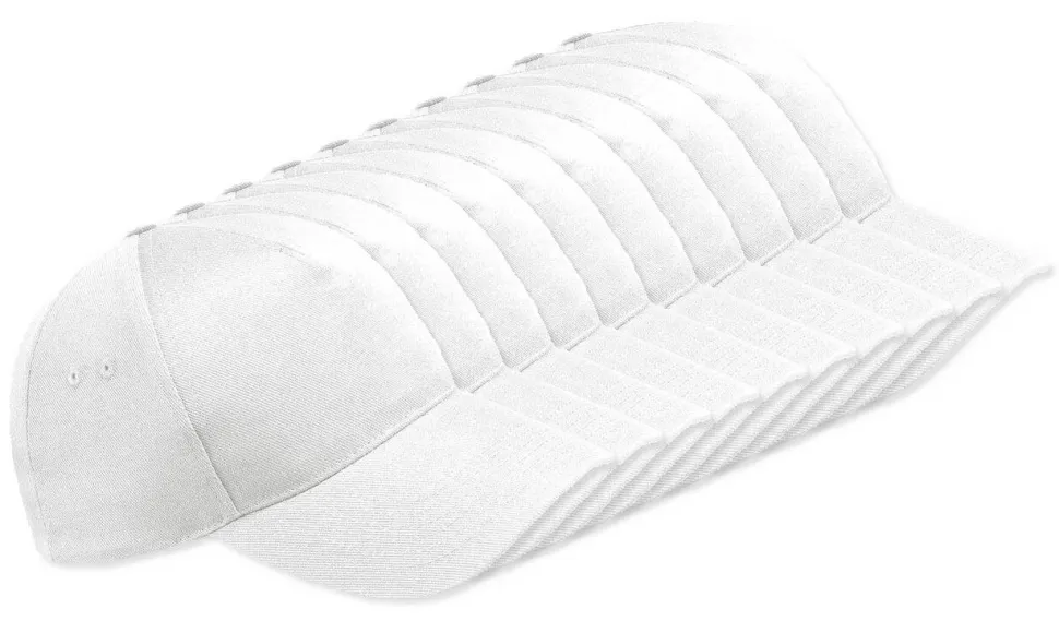Pack de 24 Beechfield BF015 - Casquette 5 Panneaux 100% Coton