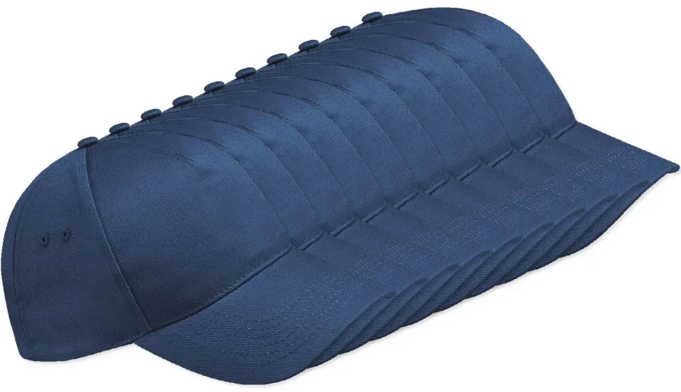 Pack de 192 Beechfield BF015 - Casquette 5 Panneaux 100% Coton