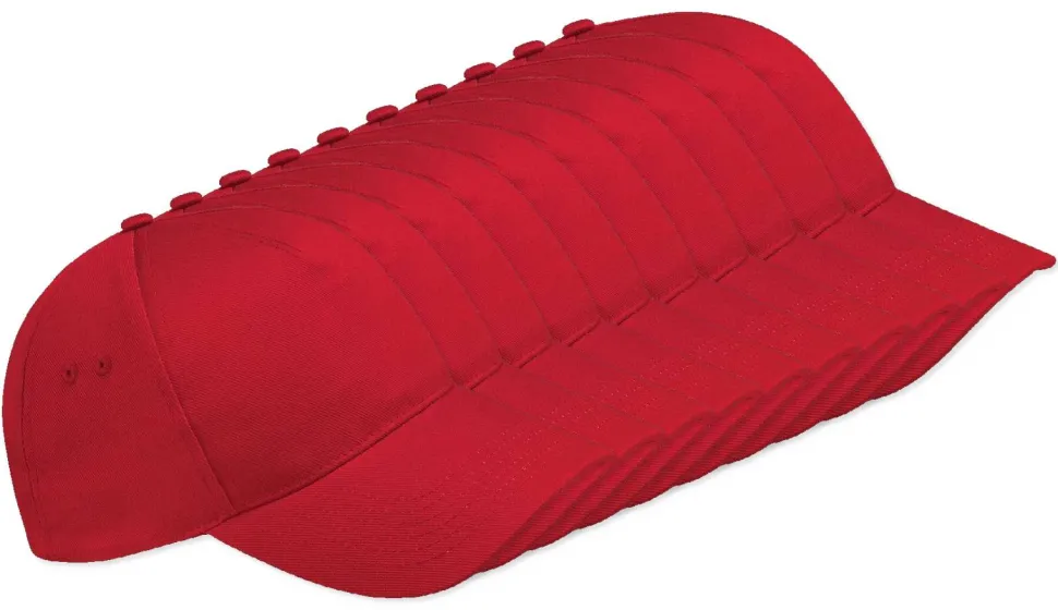 Pack de 192 Beechfield BF015 - Casquette 5 Panneaux 100% Coton
