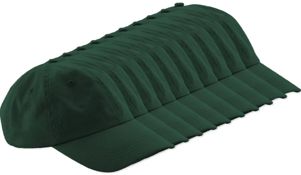 Pack de 72 Beechfield BF653 - Casquette Sportive 6 Panneaux en Coton Chino