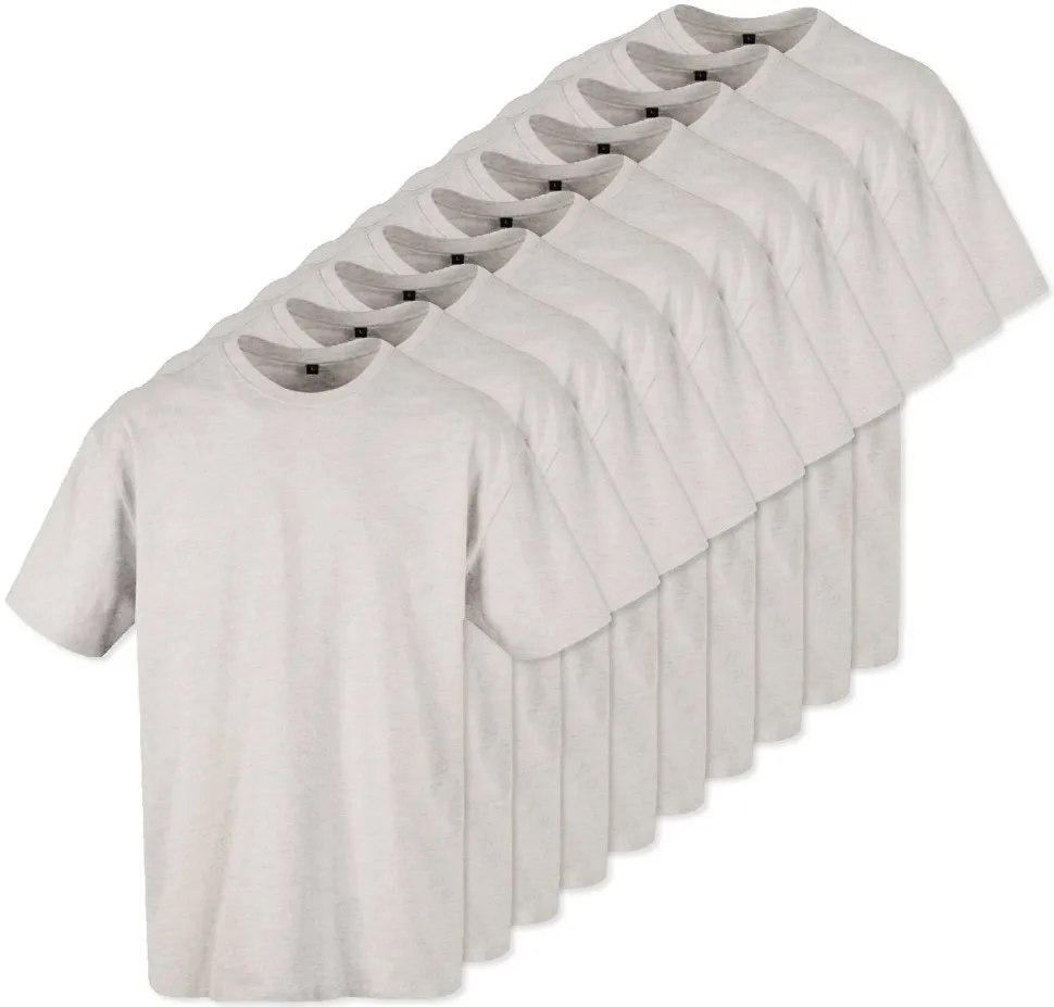 Pack de 100 Build Your Brand BY102 - T-shirt Oversize Confort Classique Homme