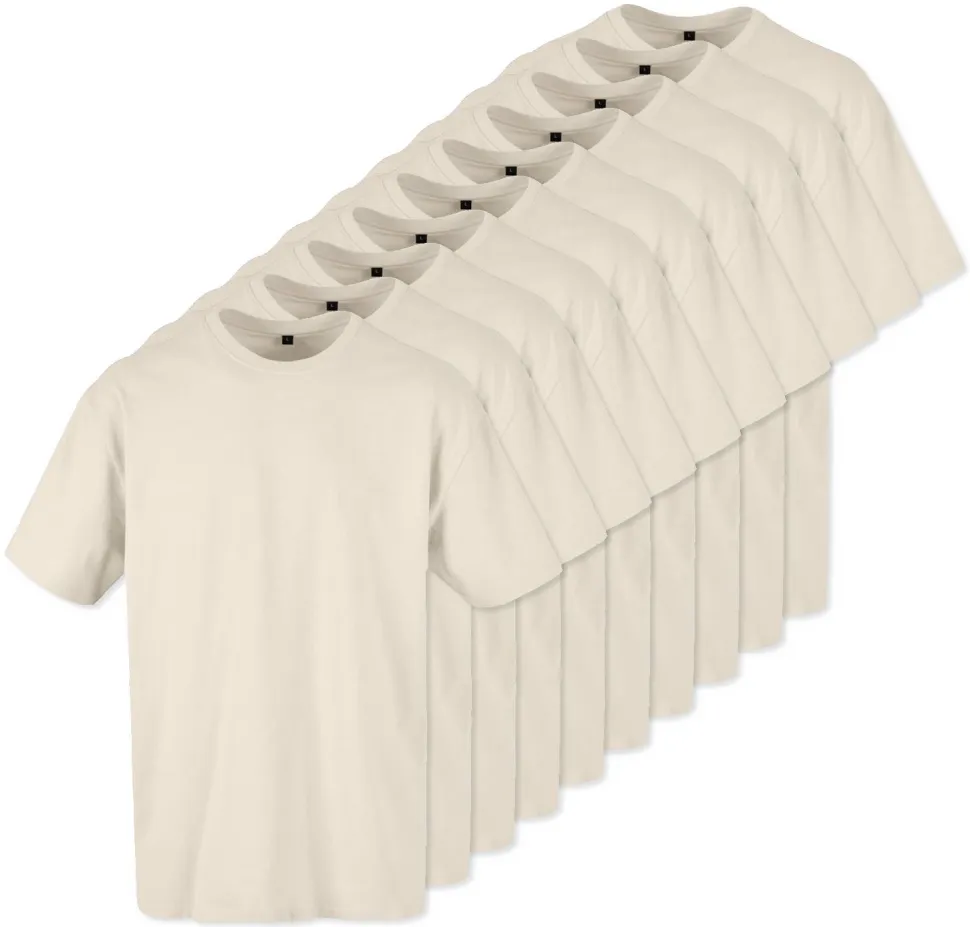 Pack de 100 Build Your Brand BY102 - T-shirt Oversize Confort Classique Homme